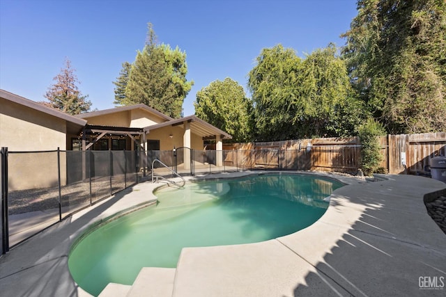 3112 Harrogate Ln, Bakersfield, CA 93309 - view of pool with a fenced backyard and a patio area