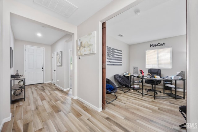 5711 Cordonata Way, Bakersfield, CA 93306 - entryway featuring wood finished floors and baseboards