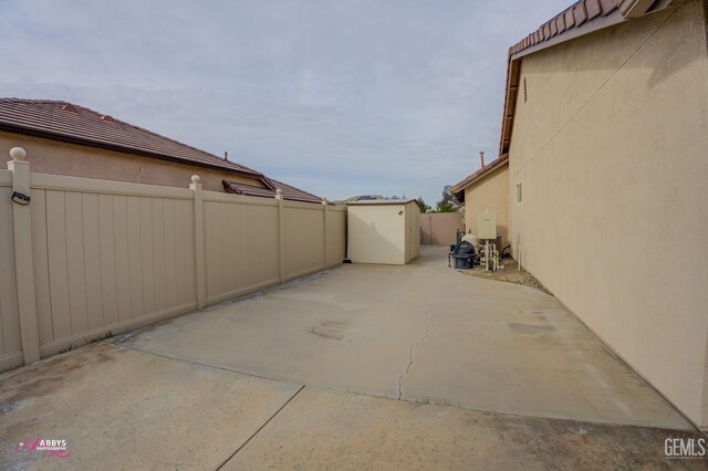 exterior space with a patio