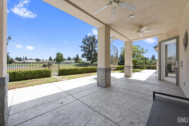 2120 Wedgemont Pl, Bakersfield, CA 93311 - view of patio / terrace with ceiling fan