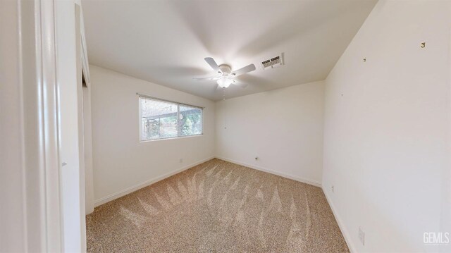 1334 Renfro Rd, Bakersfield, CA 93314 - unfurnished bedroom with light carpet, baseboards, and ceiling fan
