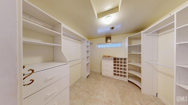 1334 Renfro Rd, Bakersfield, CA 93314 - walk in closet featuring light tile patterned flooring
