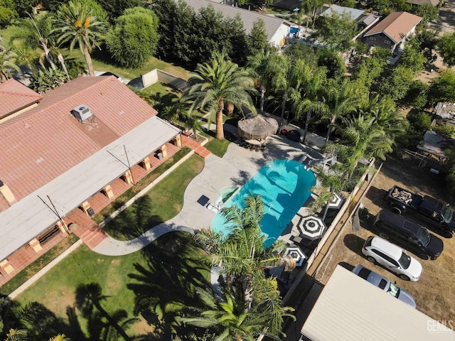 854 Vineland Rd, Bakersfield, CA 93306 - aerial view of a pool area