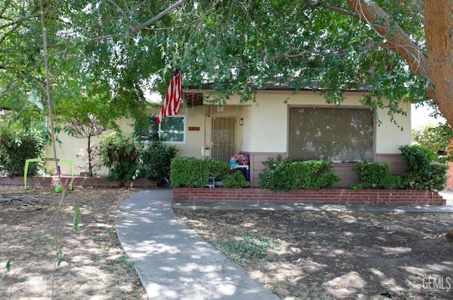 view of front of property with stucco siding