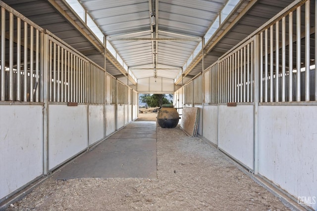 view of stable