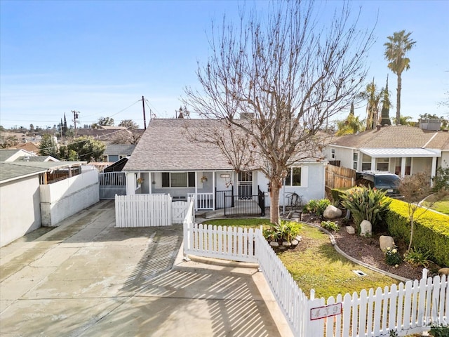 view of front of home