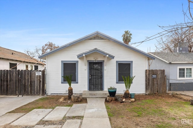 view of bungalow