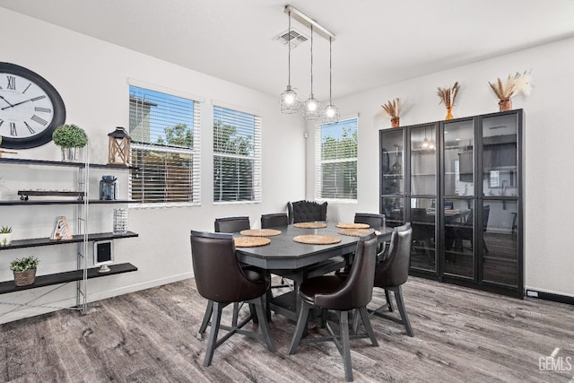 5906 Commonwealth Ave, Bakersfield, CA 93313 - dining space with wood finished floors