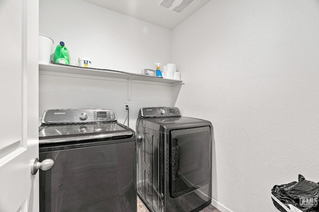 5906 Commonwealth Ave, Bakersfield, CA 93313 - laundry room with independent washer and dryer and baseboards