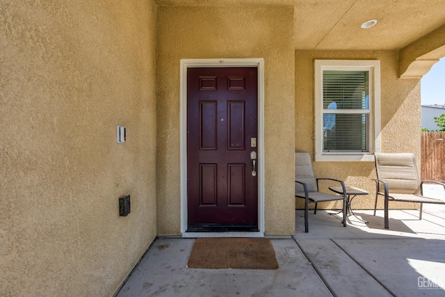 5906 Commonwealth Ave, Bakersfield, CA 93313 - doorway to property with stucco siding