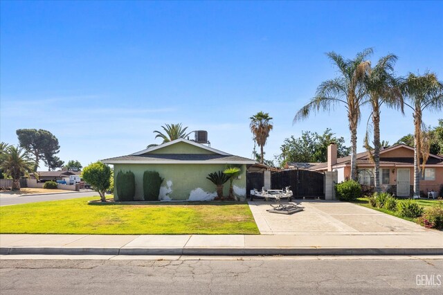 2716 Bladen St, Bakersfield, CA 93309 - view of front of property with concrete driveway and stucco siding