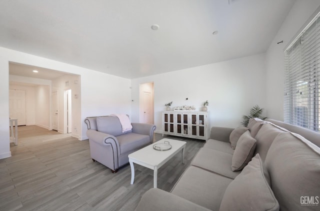 5812 Turquoise Ridge Dr, Bakersfield, CA 93313 - living area with light wood-style floors and recessed lighting