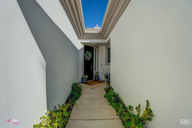 view of entrance to property