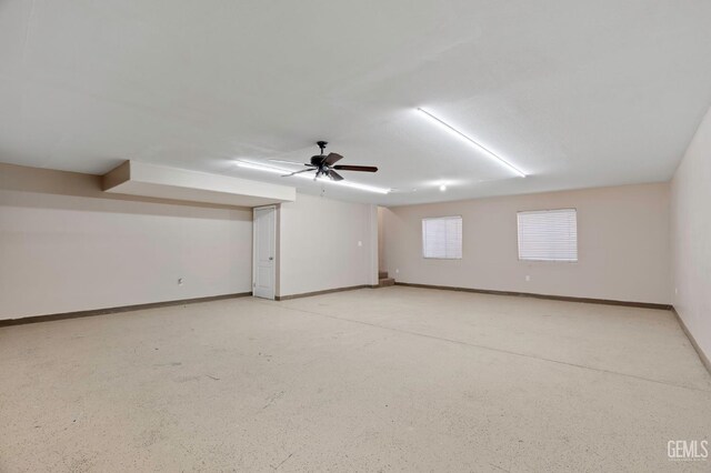 3406 Kimmie Rachelle Ct, Bakersfield, CA 93313 - unfurnished room with baseboards and ceiling fan
