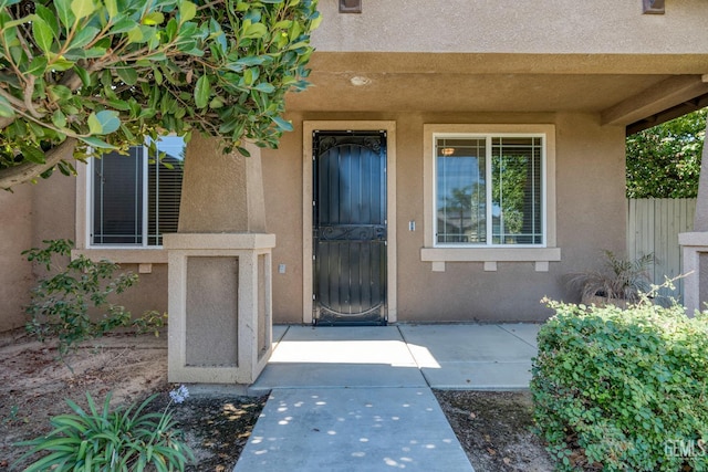 9803 Swansboro Way, Bakersfield, CA 93314 - property entrance featuring stucco siding