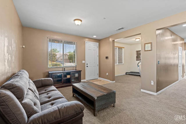 9803 Swansboro Way, Bakersfield, CA 93314 - living area with carpet floors and baseboards