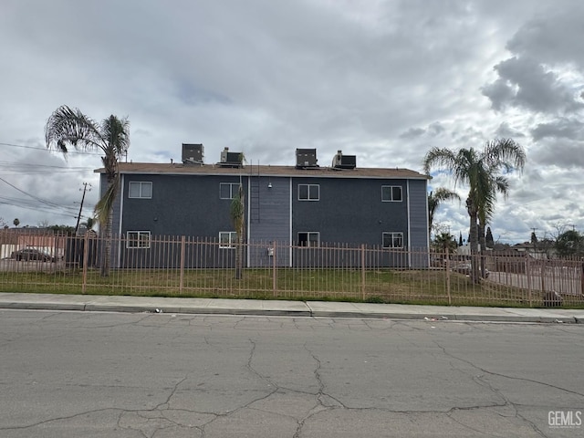 exterior space featuring central AC unit