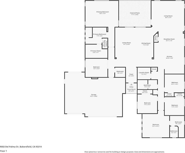 9003 Del Palma Dr, Bakersfield, CA 93314 - view of home floor plan