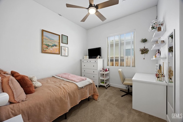 9003 Del Palma Dr, Bakersfield, CA 93314 - bedroom featuring carpet and ceiling fan