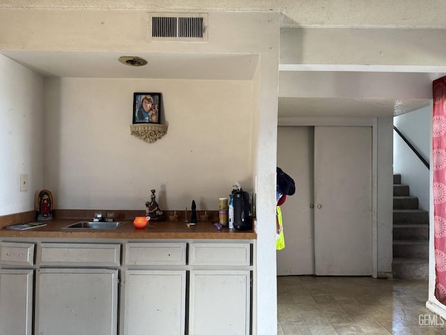 interior space with sink