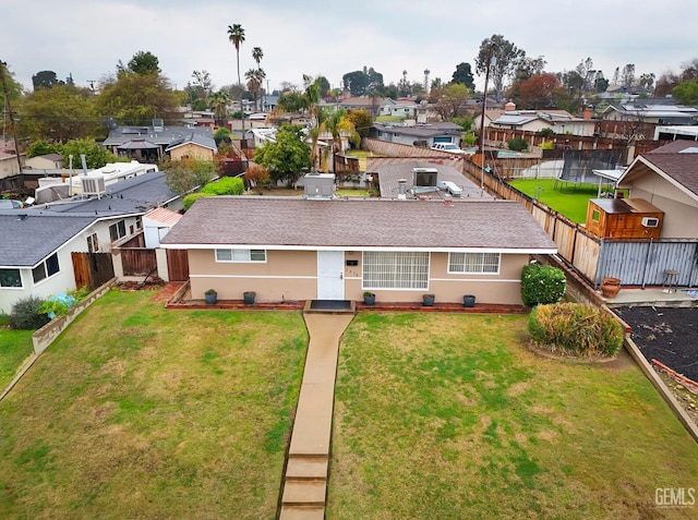 drone / aerial view featuring a residential view