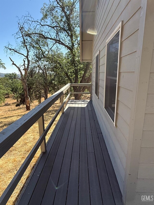0 Rancheria Rd, Bakersfield, CA 93306 - view of wooden deck