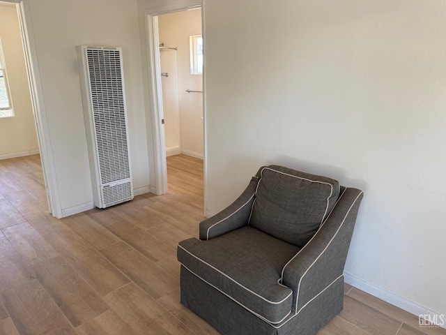 0 Rancheria Rd, Bakersfield, CA 93306 - living area featuring a heating unit and wood finished floors