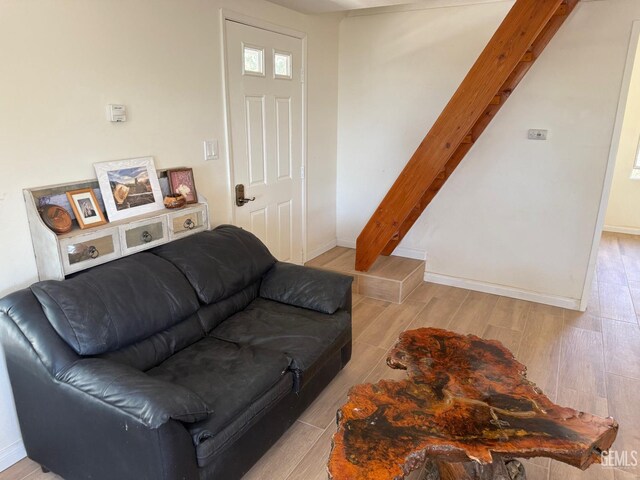 0 Rancheria Rd, Bakersfield, CA 93306 - living room with light wood-style flooring and baseboards