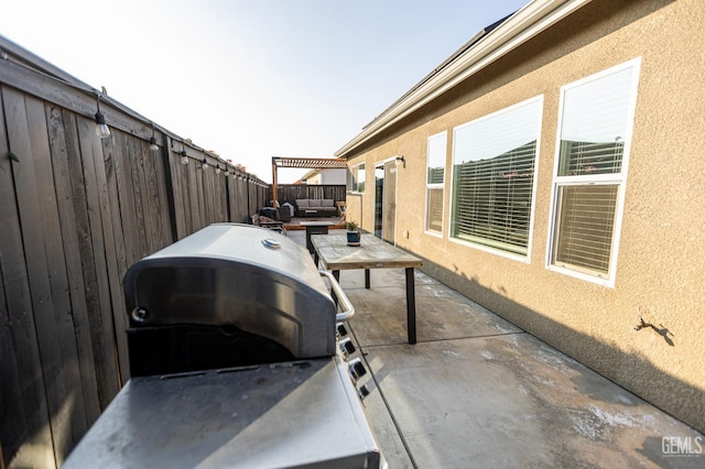 view of patio / terrace with outdoor lounge area