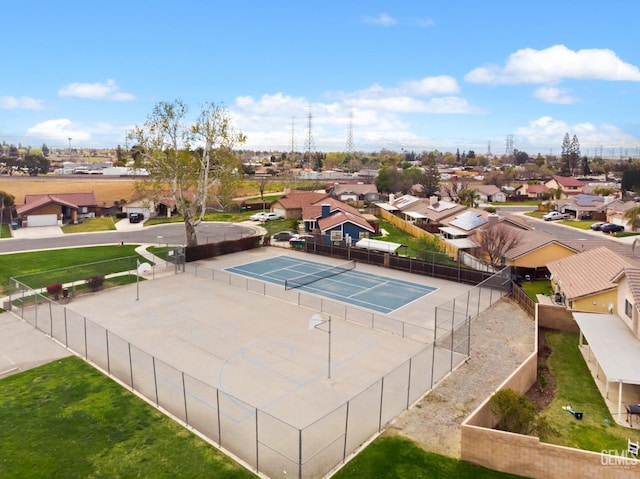 bird's eye view featuring a residential view