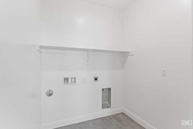 6501 Thunder Trail Dr, Bakersfield, CA 93313 - washroom with hookup for a washing machine, hookup for a gas dryer, hookup for an electric dryer, and wood finished floors