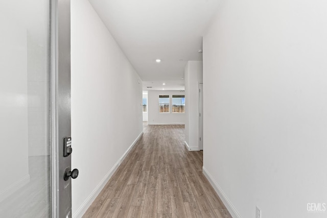 6501 Thunder Trail Dr, Bakersfield, CA 93313 - hall with light wood finished floors and recessed lighting