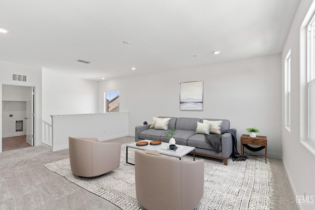 6501 Thunder Trail Dr, Bakersfield, CA 93313 - living area with light carpet and recessed lighting