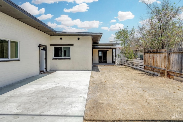 exterior space featuring a patio area