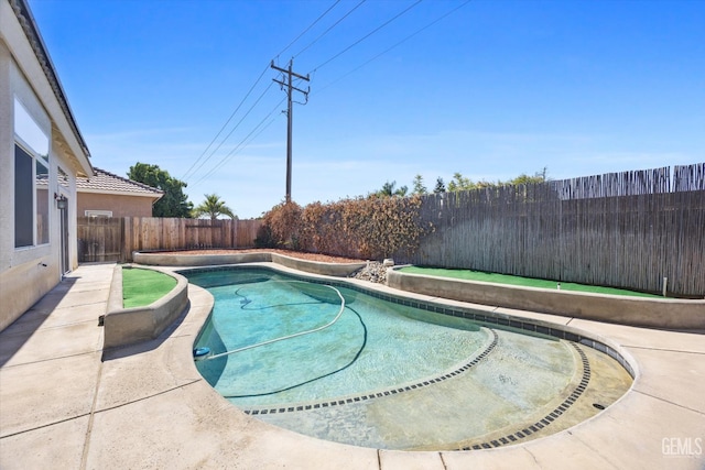 10809 Mirage Dr, Bakersfield, CA 93311 - view of swimming pool featuring a fenced backyard and a patio