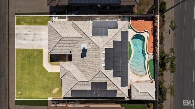 10809 Mirage Dr, Bakersfield, CA 93311 - aerial view of property and surrounding area featuring a pool area