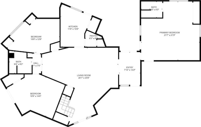 19701 Mesa Dr, Tehachapi, CA 93561 - view of property floor plan