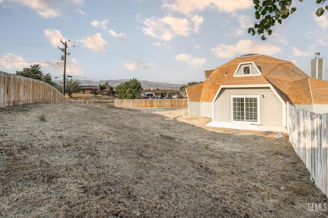 19701 Mesa Dr, Tehachapi, CA 93561 - view of fenced backyard
