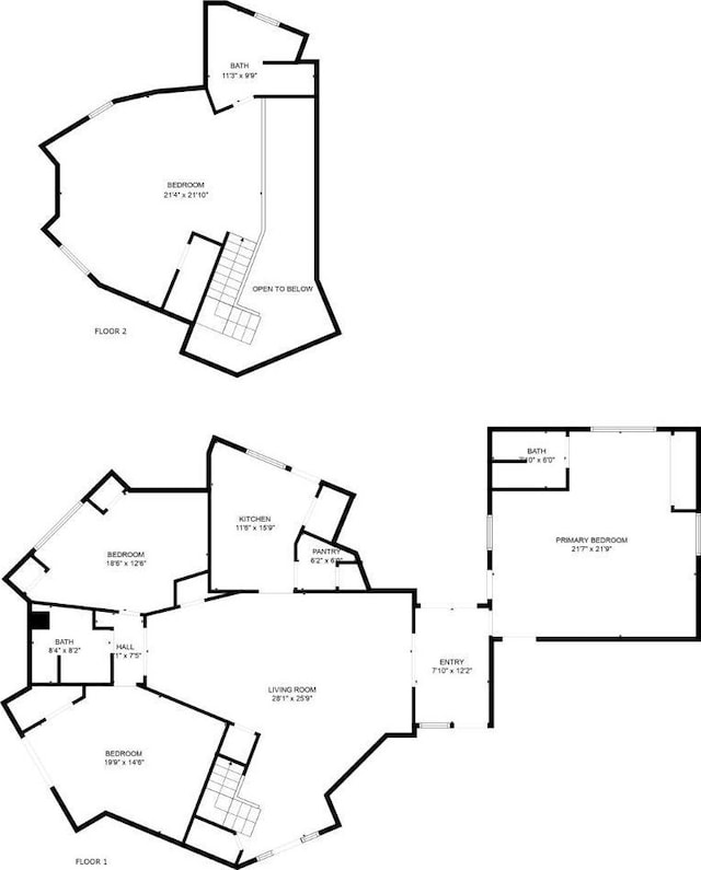 19701 Mesa Dr, Tehachapi, CA 93561 - view of floor plan / room layout