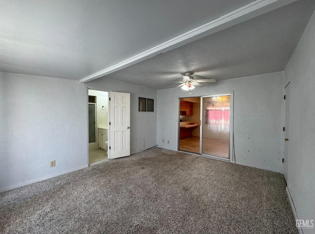 2701 Pinon St, Lake Isabella, CA 93240 - interior space featuring carpet floors, baseboards, and ensuite bathroom