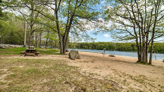 119 N Shore Dr, Albrightsville, PA 18210 - view of yard featuring a water view