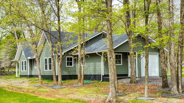 119 N Shore Dr, Albrightsville, PA 18210 - view of home's exterior with roof with shingles and a garage