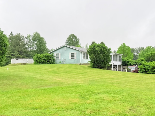 353 Bollinger Rd, Kunkletown, PA 18058 - view of grassy yard featuring view of wooded area