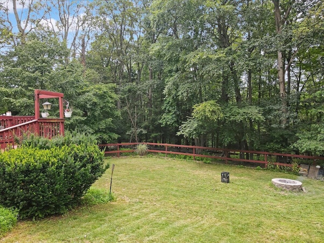 600 N Harrity Rd, Palmerton, PA 18071 - view of yard with a fire pit