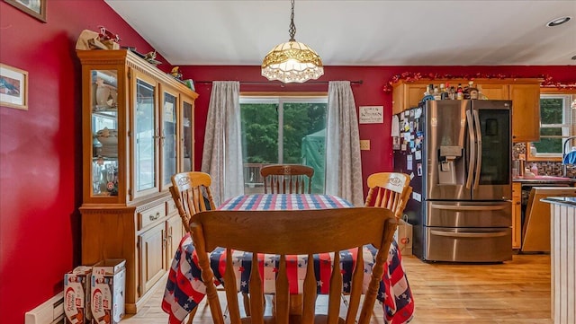 600 N Harrity Rd, Palmerton, PA 18071 - dining area with healthy amount of natural light, light wood-style floors, and recessed lighting