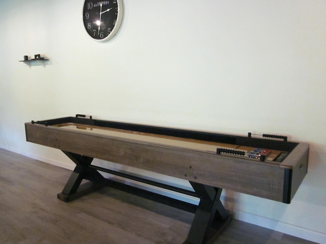 2016 Locust Ridge Rd, Pocono Lake, PA 18347 - game room featuring wood finished floors and baseboards