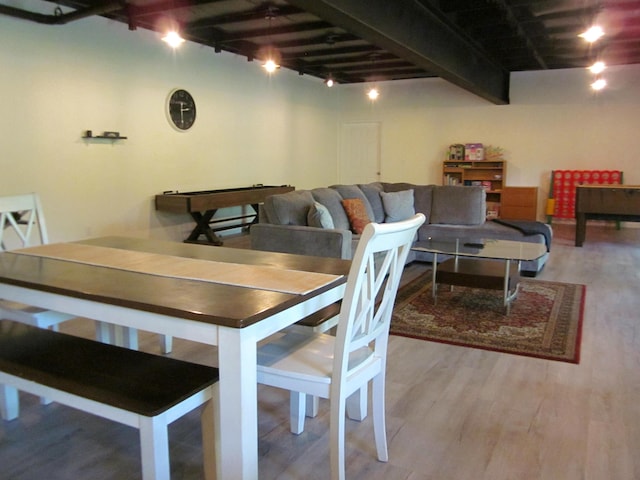 2016 Locust Ridge Rd, Pocono Lake, PA 18347 - dining area with wood finished floors