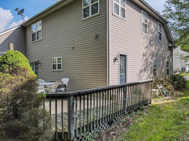 2358 Snapdragon Pt, East Stroudsburg, PA 18301 - view of home's exterior featuring a deck