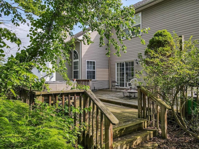 2358 Snapdragon Pt, East Stroudsburg, PA 18301 - view of wooden terrace