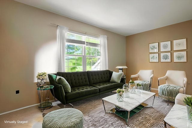 2358 Snapdragon Pt, East Stroudsburg, PA 18301 - living room featuring baseboards